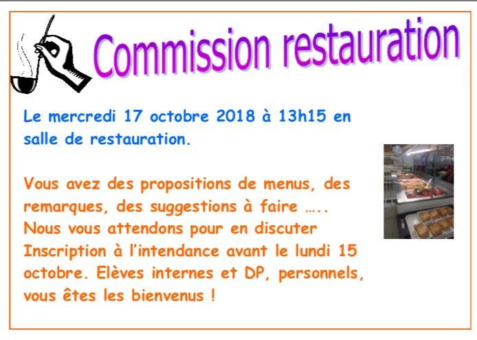 Restauration scolaire