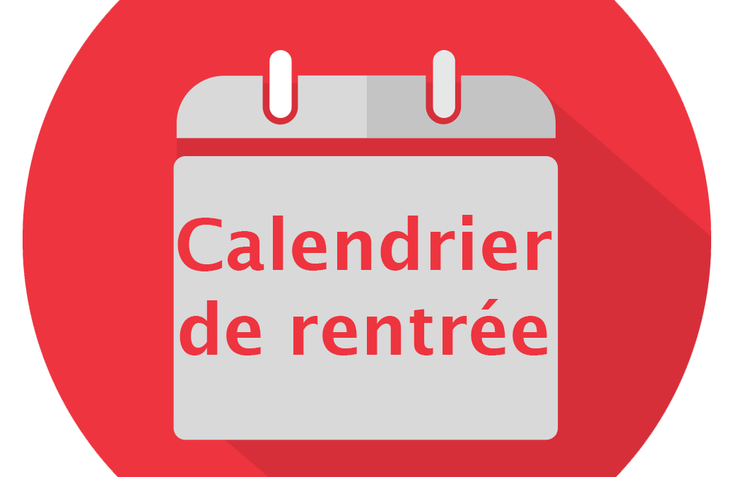 Rentrée 2019