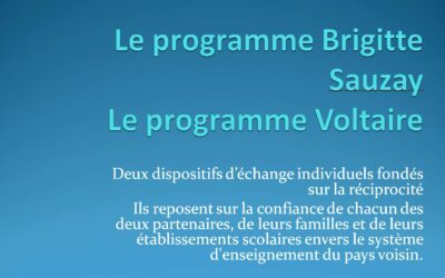 Les programmes d’échange en Allemagne