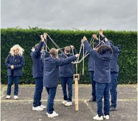 Les élèves de la classe engagée au SNU