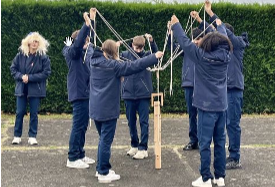 Les élèves de la classe engagée au SNU